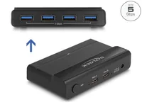 DeLOCK USB 5 Gbps Switch 4 x Device and 2 x Host