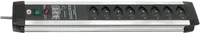 Brennenstuhl 1391002607 surge protector Aluminium, Black 8 AC outlet(s) 3 m