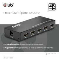 CLUB3D Umschalter HDMI 4x HDMI