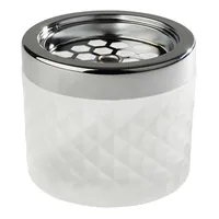 APS-Germany 00585 ashtray Round Chromed glass, Metal
