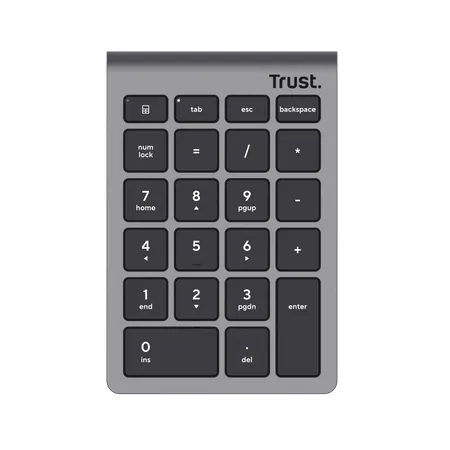 Trust Xalas tastierino numerico Laptop/PC RF Wireless Argento