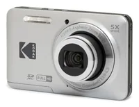 Kodak Fotokamera PixPro FZ55 – Silber - Bildsensortyp: CMOS - Bildsensor Auflösung: 16 Megapixel - Widerstandsfähigkeit: Keine Angabe - Speicherkartentyp: SD - SDHC UHS-II - SDXC UHS-II - Bauform Kamera: Kompakt - GPS: Nein