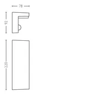 Philips by Signify 8720169257412 illuminazione da esterno Illuminazione da parete da esterno LED A
