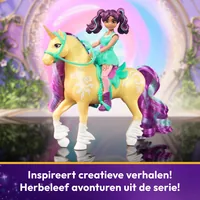 Spinmaster Unicorn Academy Ava Doll & Leaf Unicorn - Altersempfehlung ab: 3 Jahren - Puppenreihe: Anziehpuppen