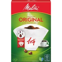 Melitta Filtertüte Original 1 x 4, 80 Stück - Detailfarbe: Weiss - Filtergrösse: 1x4