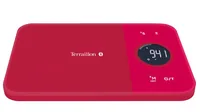 Terraillon Küchenwaage NutriTab Rot - Bedienungsart: Elektronisch - Messschritte: 1 g - Tara-Zuwiegefunktion: Ja - Detailfarbe: Rot - Gewicht Max.: 5 kg - Material: Glas - Gummi
