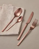 EGLO Besteck-Set Beloha 16-teilig, Rose-Gold - Produkttyp: Besteck-Set - Material: Edelstahl - Griffmaterial: Edelstahl - Detailfarbe: Gold - Rosé - Anzahl Teile: 16 Teile - Spülmaschinenfest: Ja