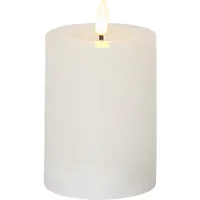 Star Trading LED-Kerze Flamme Flow, Ø 7.5 x 12.5 cm, Weiss - Betriebsart: Batteriebetrieb - Fernbedienung: Nein - Aussenanwendung: Nein - Höhe: 12.5 cm - Timerfunktion: Ja - Set: Nein