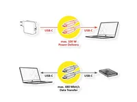 VALUE USB-C-C, Lade & Datenkabel 11.99.8309 Black, ST/ST, PD3.0/100W 2m