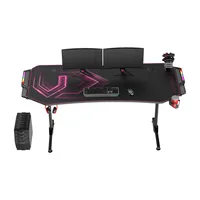 Ultradesk Gaming Tisch Frag XXL Pink - Beleuchtung: Nein - Höhenverstellbar: Nein - Detailfarbe: Pink - Material: Stahl