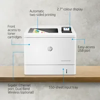 HP Color LaserJet Enterprise M554dn Printer series 1200 x 1200 DPI A4