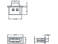 Delock Staubschutz DP f mit Griff 10 Stk.,Schwarz - Kabeltyp: Adapter - Videoanschluss Seite A: DisplayPort - Videoanschluss Seite B: Keiner