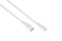 kabelmeister Euro-Verläng. Stecker C8 an C7, weiß, 0,1m
