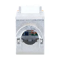 INTELLINET Cat6a 10G STP Keystone-Modul orange
