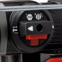 Einhell Bohrhammer TC-RH 28 3F - Produktkategorie: Bohrhammer - Werkzeugaufnahme: SDS-plus - Meisselfunktion: Ja - Akkusystem: Netzbetrieb (kein Akku) - Schlagstärke (J): 3.5 J. - Max. Bohrdurchmesser Beton: 28 mm