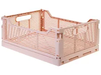 COCON Klappbox 40 x 30 x 15.5 cm, Rosa - Breite: 40 cm - Höhe: 30 cm - Tiefe: 15.5 cm - Volumen: 18.6 l - Produkttyp: Aufbewahrungsbox - Verpackungseinheit: 1 Stück