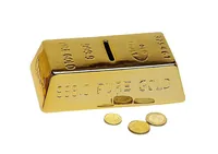 G. Wurm Spardose Goldbarren, aus Keramik, 16 cm - Produkttyp Geschenke: Spardosen - Motiv: Ohne Motiv - Breite: 16 cm - Höhe: 5 cm - Länge: 9 cm