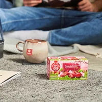 Teekanne Teebeutel Herzkirsche 20 Stück - Teesorte/Infusion: Früchtetee - Zertifikate: Keine Zertifizierung - Packungsgrösse: 20 Stück - Fairtrade: Nein - Teeform: Teebeutel - Bio: Nein