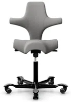 HÅG Bürostuhl Capisco 8106 Light Grey - Produkttyp: Bürostuhl - Material Bezug: Recycled Polyester - Armlehnen: Nein - Material Fuss: Aluminium - Rückenart: Polsterrücken - Rollenart: Universalrollen