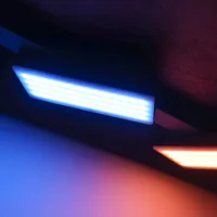 Ulanzi Videoleuchte LED RGB LT002 - Farbtemperatur Kelvin: 2500 bis 9000 K - Lichtfarbe: RGB - farbig - Leuchtenfarbe: Weiss