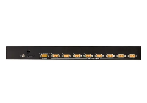 Aten KVM Switch CS1308 - Konsolen Ports: USB 2.0 - PS/2 - VGA - Computer Ports: PS/2 - USB 2.0 - VGA - KVM-Art: Lokal - Anzahl Geräte: 8 - Montage: 19 Rack - Stromversorgung: Externes Netzteil
