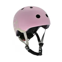 Scoot and Ride Kinderhelm Rose Rosa, XXS-S - Einsatzbereich: City - Altersgruppe: Kinder - Verschluss: Magnetraster - Helmtyp: Halbschale - Nachhaltigkeit: Nicht angegeben - Kopfumfang von: 45 cm