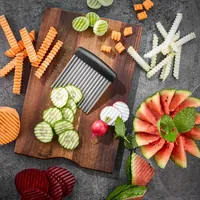 GEFU Salatbesteck Fligo 2-teilig, Braun/Silber - Produkttyp: Salatbesteck  - Material: Holz - Edelstahl - Detailfarbe: Silber - Braun - Länge: 32.5 cm