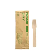 Papstar Einweg-Eislöffel Holz PURE 50 Stück Braun - Produkttyp: Einweg-Eislöffel - Materialtyp: Holz - Material: Holz - Detailfarbe: Braun - Länge: 9.4 cm