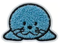 Mono-Quick Aufbügelbild Midi Robbe flauschig 1 Stück - Breite: 5.1 cm - Länge: 7.1 cm - Motiv: Meerestiere - Anzahl Stück: 1 Stück