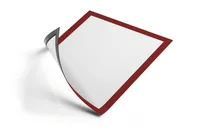 DURABLE Präsentationsrahmen Duraframe Magnetic A4 5 Stück Rot - Papierformat: A4 - Detailfarbe: Rot