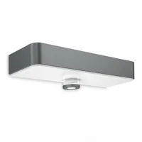 Steinel Wandleuchte Xsolar SOL-O mit Sensor Anthrazit - Dimmbar: nicht dimmbar - Lichtfarbe: Warmweiss - Zusätzliche Ausstattung: Bewegungssensor - Farbtemperatur Kelvin: 3000 K - Leuchtenfarbe: Grau - Lichtausbeute: 93 lm/W