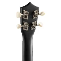 MAX Ukulele UKEY Set Soprano Schwarz 21 Zoll -