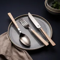 Sola Besteck-Set Image Maple Wood 24-tlg. - Produkttyp: Besteck-Set - Material: Edelstahl 18/10 - Griffmaterial: Holz - Detailfarbe: Hellbraun - Anzahl Teile: 24 Teile - Spülmaschinenfest: Nein