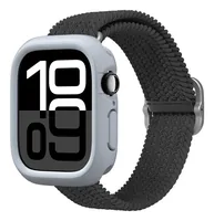 Rhinoshield Displayschutz Bumper Case Apple Watch 10 46 mm Ash Grey - Zubehörtyp: Displayschutz - Kompatible Hersteller: Apple - Kompatible Smartwatches: Apple Watch Series 10 46mm - Farbe: Grau