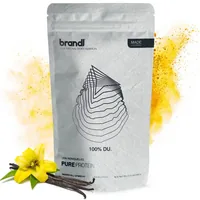 Brandl-Nutrition Pulver Pure Protein 2.0 Vegan Vanille 1000 g - Produktionsland: Deutschland - Anwendungszweck: Muskelaufbau - Einnahme: Nach Aktivität - Gewicht pro Einheit: 1000 g - Verpackungseinheit: 1 Stück - Sportart: Fitness