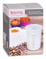 Städter Messbecher 2.5 dl, Transparent - Produkttyp: Messbecher - Materialtyp: Kunststoff - Material: Silikon - Detailfarbe: Transparent - Set: Nein - Volumen: 2.5 dl