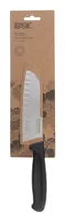 Lunasol Santokumesser Basic 17.8 cm Schwarz - Typ: Santokumesser - Klingenmaterial: Stahl - Griffmaterial: Kunststoff - Inklusive Messerblock: Nein - Set: Nein - Klingenschliff: Glatter Schliff