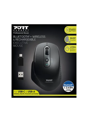Port MOUSE OFFICE EXECUTIVE RECHARGEABLE BLUETOOTH COMBO