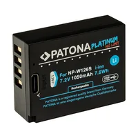 Patona Platinum Akku für Fuji NP-W126S - Akkutyp: Lithium-Ion (Li-Ion) - Spannung: 7.2 V - Akkukapazität: 1050 mAh - Kompatible Hersteller: Fujifilm - Kapazität Wattstunden: 7.6 Wh