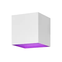 hombli Gartenleuchte Smart Wall Light 2 x 3W, RGB+CCT, Weiss - Lampensockel: LED fest verbaut - Farbtemperatur Kelvin: 2700 bis 6500 K - Aussenanwendung: Ja - Gesamtleistung: 6 W - Leuchten Kategorie: Gartenleuchte - Lichtfarbe: RGB - farbig