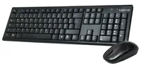 Logilink Tastatur Wireless 2,4GHz mit Maus black