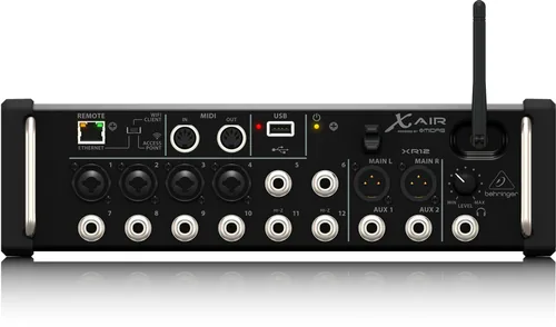 Behringer XR12 audio mixer 12 channels Black