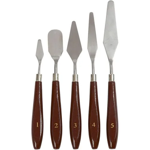 Creativ Company Malmesser Spachtelset 5 Stück - Art: Malmesser - Anwendungsbereich: Malen - Set: Ja