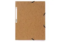 Exacompta Gummibandmappe A4 Braun, 250 Blatt - Typ: Gummibandmappe - Ausstattung: Gummiband - Detailfarbe: Braun - Material: Karton