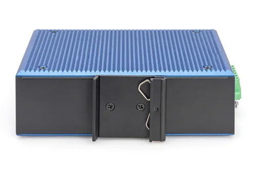 Digitus DN-651147 switch di rete Non gestito Fast Ethernet (10/100) Supporto Power over Ethernet (PoE) Nero, Blu