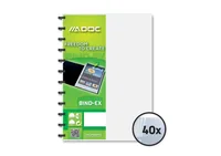 ADOC Sichtbuch Standard A4 5842.110 transparent 40 Taschen