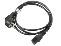 LANBERG CEE 77->IEC 320 C13 1,8m VDE Stromkabel schwarz