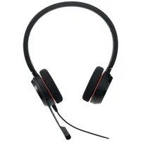Jabra Headset Evolve 20 Stereo MS USB C/A - Einsatzbereich: Business-Headset - Kabelgebunden: Ja - Trageart: On-Ear (Ohraufliegend) - Überkopfbügel - Trageweise: Duo / Stereo (Zwei Lautsprecher) - Anschlussart: USB-A - USB-C - Microsoft Zertifizierung: fü