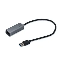 D I-TEC USB 3.0 Metal Gigabit Ethernet Adapter 1x USB 3.0 auf RJ-45 LED-Anzeige fuer Notebook Tablet PC Windows Mac Linux Android