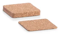 Zeller Present 2090 drink coaster Corkwood 6 Square